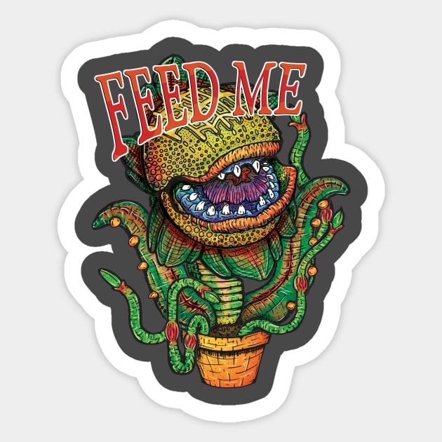 Audrey II Sticker by Maxville